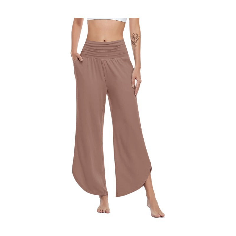 Women's Wide Leg Yoga Pants High Waisted Comfy Dance Sweatpants Loose Lounge Joggers