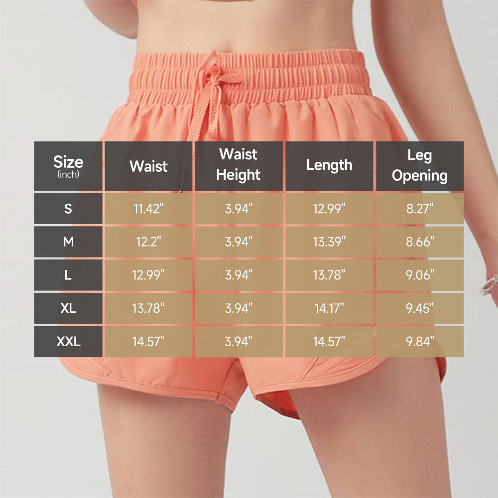 Summer Thin Loose Quick Dry Running Training Fitness Pants Yoga Shorts With Lining For Women
