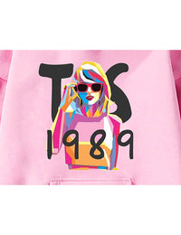 Girl's Hoodies Casual Taylor Sweatshirt Kids Boys Swifts Pullover Hooded Concert Outfits