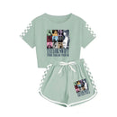 Girls' Clothing Sets Casual Taylor 2 Piece Short Sleeve T Shirt and Pant Sets