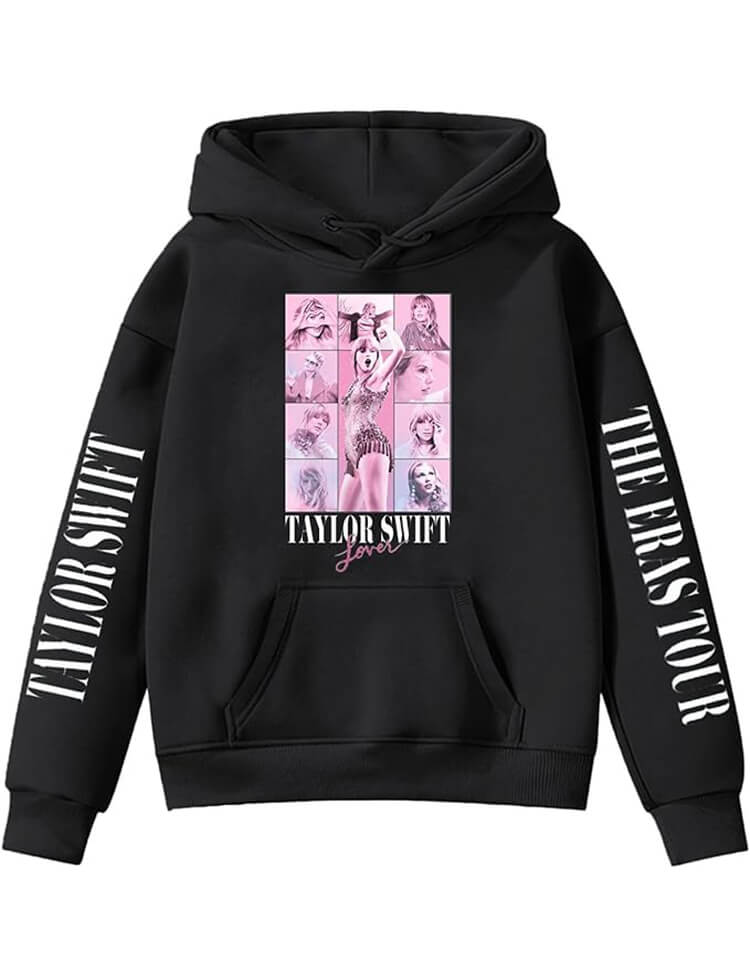 Girl's Hoodies Casual Taylor Sweatshirt Kids Boys Swifts Pullover Hooded Concert Outfits