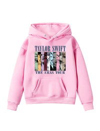 Girl's Hoodies Casual Taylor Sweatshirt Kids Boys Swifts Pullover Hooded Concert Outfits