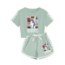 Girls' Clothing Sets Casual Taylor 2 Piece Short Sleeve T Shirt and Pant Sets