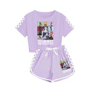 Girls' Clothing Sets Casual Taylor 2 Piece Short Sleeve T Shirt and Pant Sets