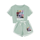 Girls' Clothing Sets Casual Taylor 2 Piece Short Sleeve T Shirt and Pant Sets