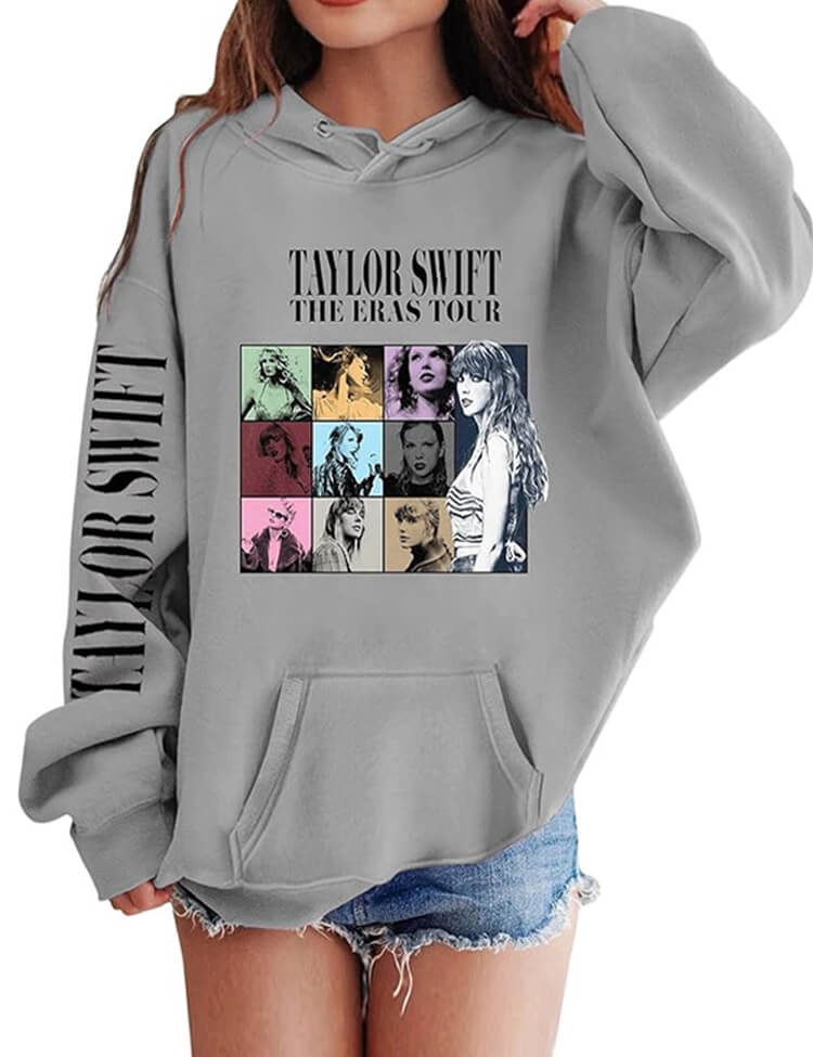 Girl's Hoodies Casual Taylor Sweatshirt Kids Boys Swifts Pullover Hooded Concert Outfits