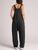 Jumpsuits For Women Casual Summer Dressy Sleeveless Overalls Long Loose Baggy Rompers