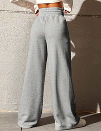 Women's Drawstring High Waisted Wide Leg Long Pants Casual Sweatpants