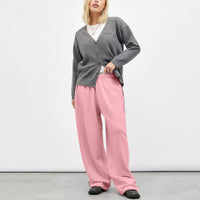 Women's Casual Baggy Sweat Pants  Drawstring Trousers with Pockets