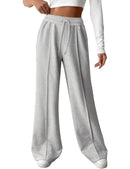 Women's Drawstring Ribbed Waisted Sweatpants