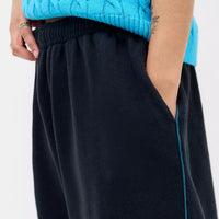 Women's Casual Baggy Sweat Pants  Drawstring Trousers with Pockets