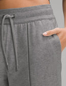 Women's Drawstring Ribbed Waisted Sweatpants