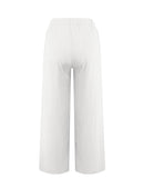 Women's Cotton Linen Pants Summer Casual Loose Drawstring Palazzo Pants