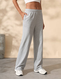 Women's Interior Drawstring Wide Leg Sweatpants