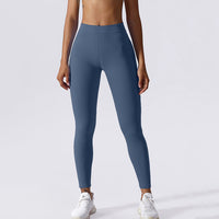 New Yoga Pants Women Back V Waist Hip Lifting Peach Pants High Waisted Sports Pants Gym Workout Pants