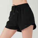 Summer Thin Loose Quick Dry Running Training Fitness Pants Yoga Shorts With Lining For Women