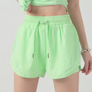 Summer Thin Loose Quick Dry Running Training Fitness Pants Yoga Shorts With Lining For Women