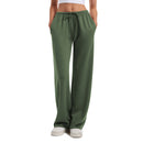 Women's Drawstring Elastic Low Waist Pants with Pockets