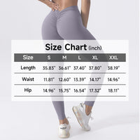 New Yoga Pants Women Back V Waist Hip Lifting Peach Pants High Waisted Sports Pants Gym Workout Pants