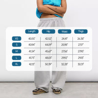 Women's Casual Baggy Sweat Pants  Drawstring Trousers with Pockets