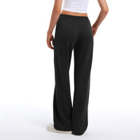 Women's Drawstring Elastic Low Waist Pants with Pockets