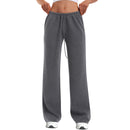 Women's Drawstring Elastic Low Waist Pants with Pockets