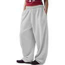 Women's Casual Baggy Sweat Pants  Drawstring Trousers with Pockets