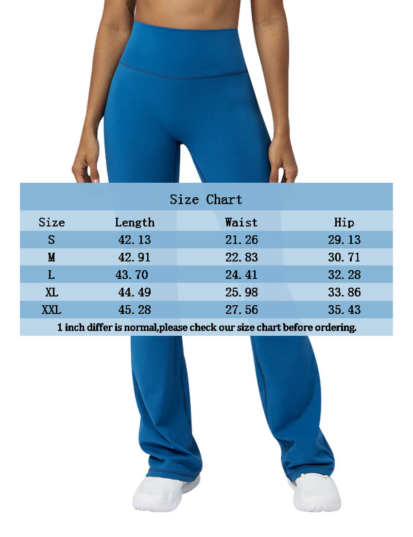 Women's High Waist Mini Flared Leggings Casual Bootcut Yoga Pants