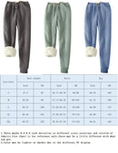 Women's Warm Sherpa Lined Sweatpants Drawstring Jogger Fleece Pants with Pockets