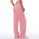 Women's Drawstring Elastic Low Waist Pants with Pockets