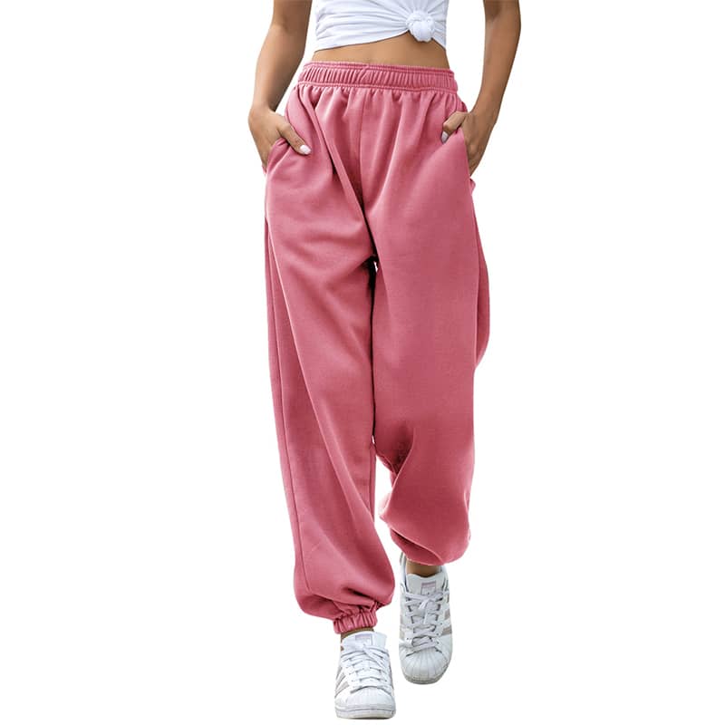 Women's Active High Waisted Sweatpants Workout Joggers Pants Baggy Lounge Bottoms