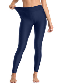 Women's High Waisted Swimming Legging Pants