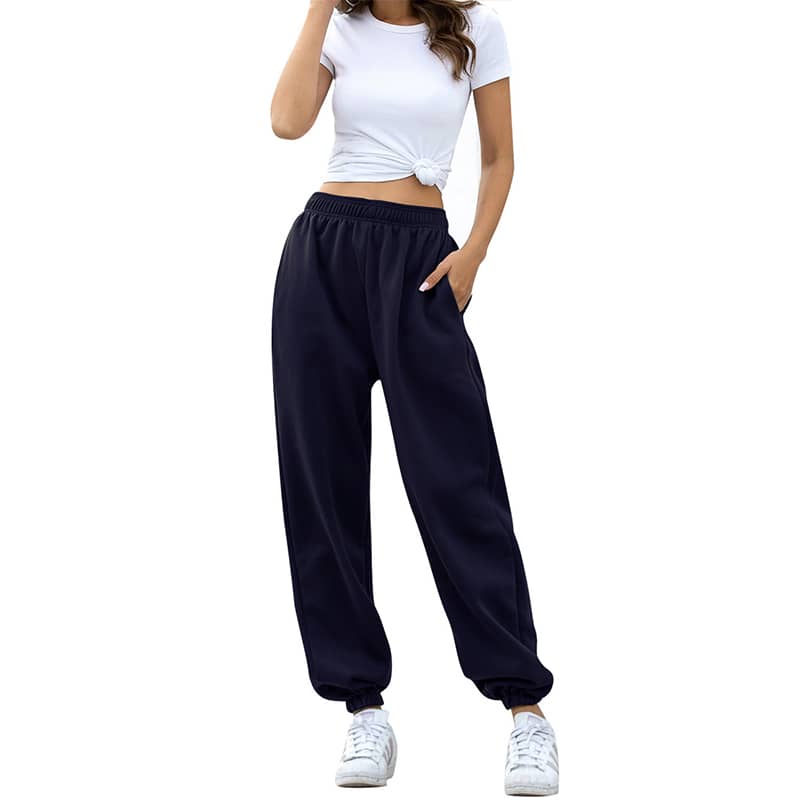 Women's Active High Waisted Sweatpants Workout Joggers Pants Baggy Lounge Bottoms