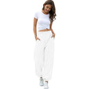 Women's Active High Waisted Sweatpants Workout Joggers Pants Baggy Lounge Bottoms