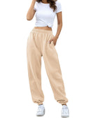 Women's Active High Waisted Sweatpants Workout Joggers Pants Baggy Lounge Bottoms