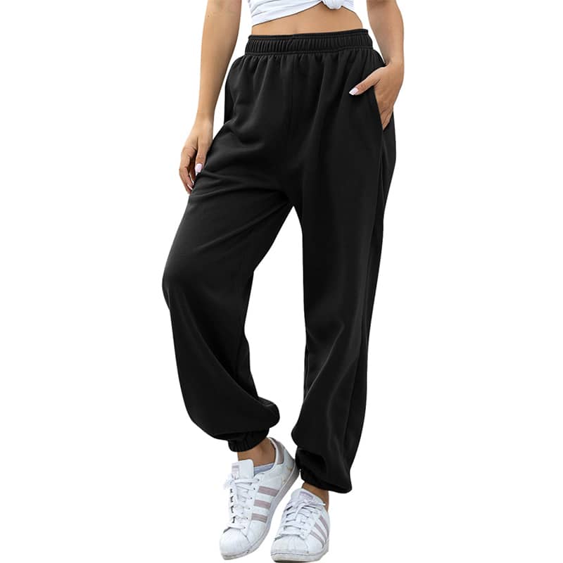 Women's Active High Waisted Sweatpants Workout Joggers Pants Baggy Lounge Bottoms