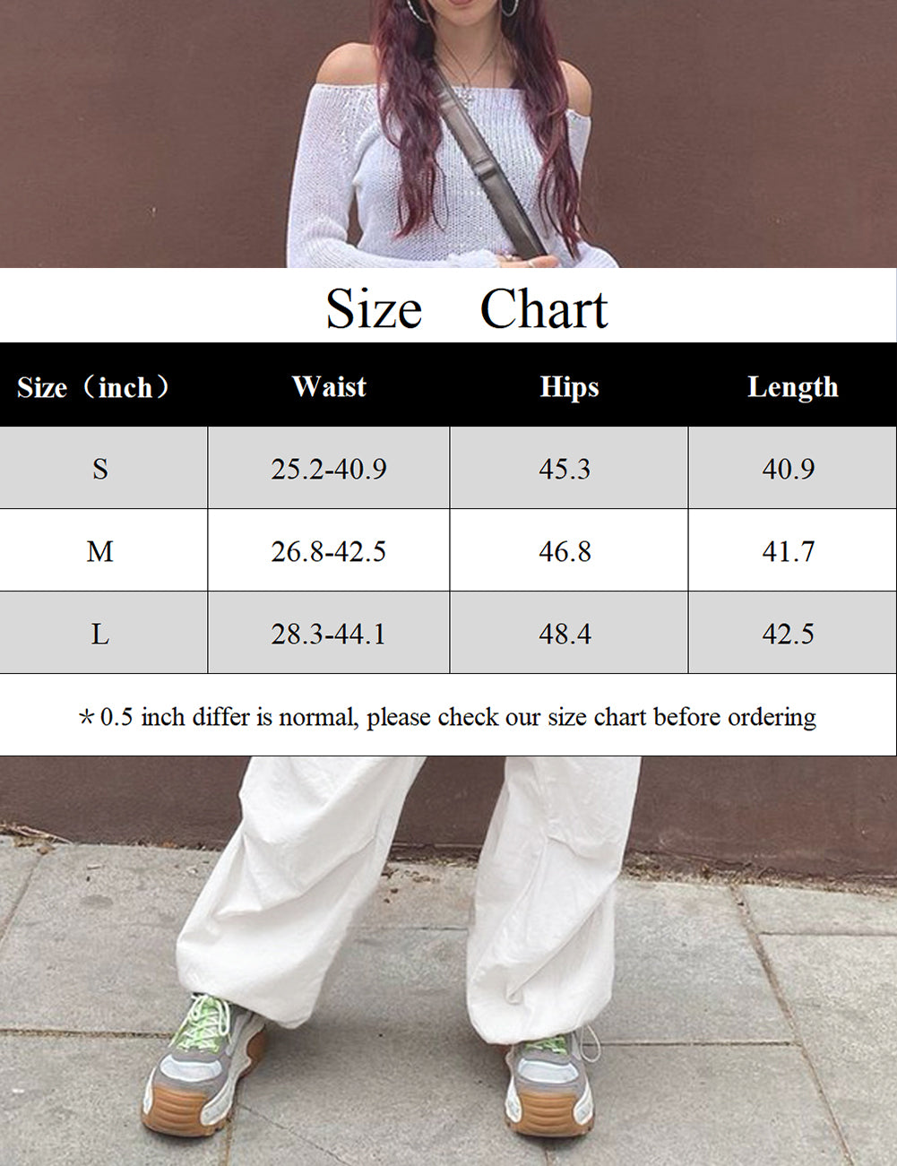 Baggy Pants for Women Drawstring Elastic Low Waist Cargo Pants Y2k Streetwear