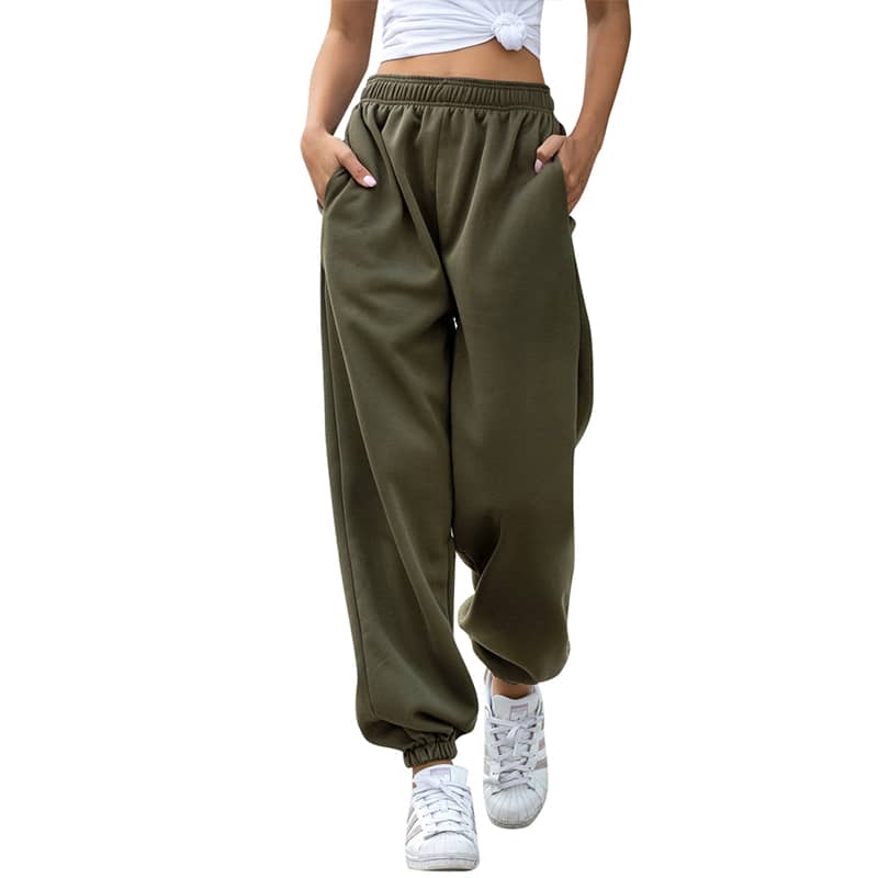 Women's Active High Waisted Sweatpants Workout Joggers Pants Baggy Lounge Bottoms