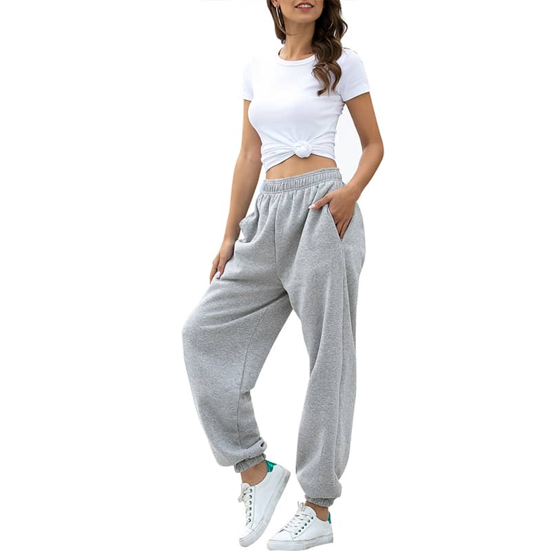 Women's Active High Waisted Sweatpants Workout Joggers Pants Baggy Lounge Bottoms